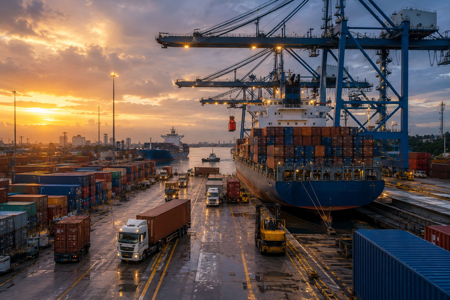 Container terminal port Jamaica