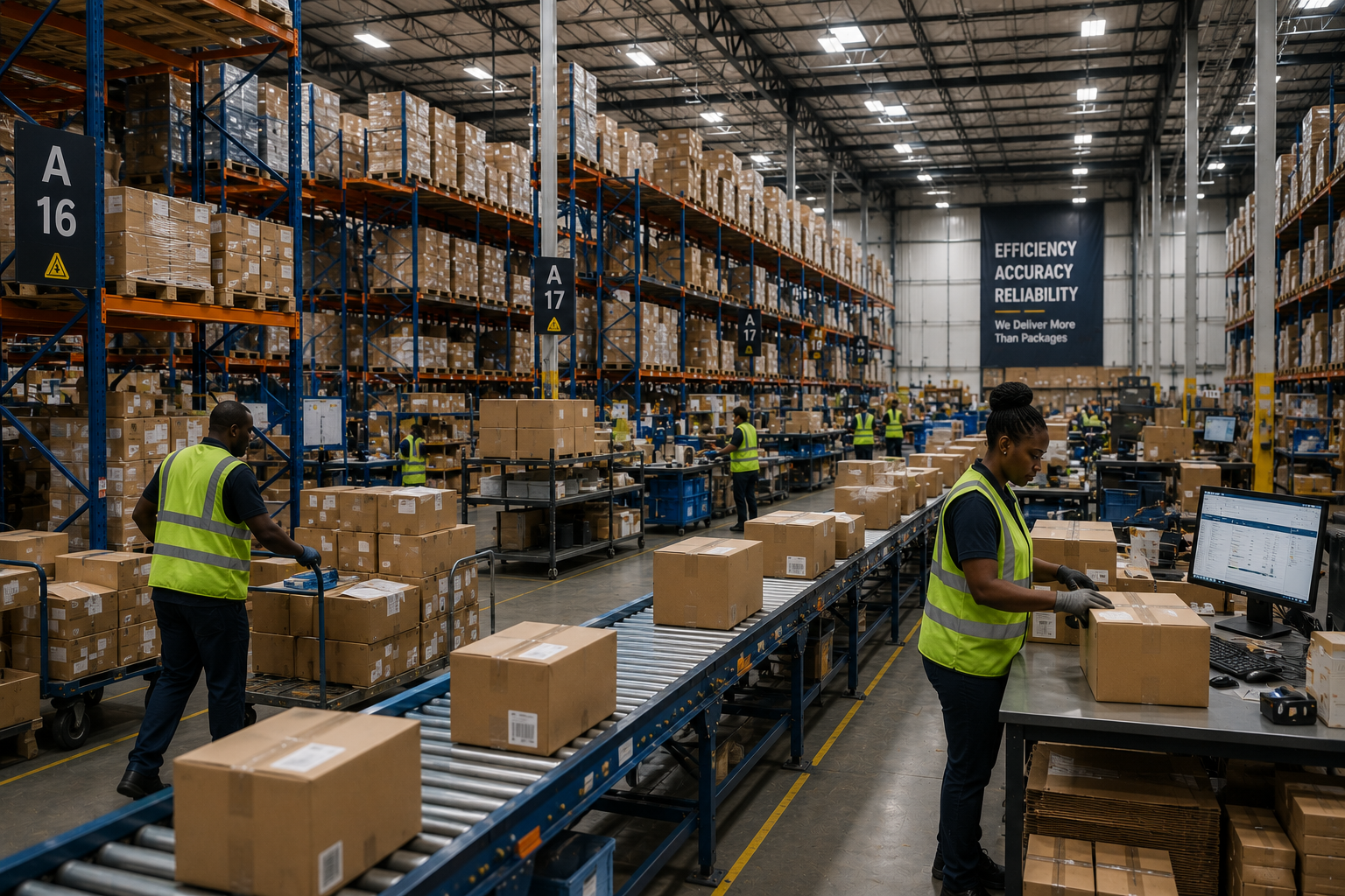 Warehouse and fulfillment center Jamaica retail