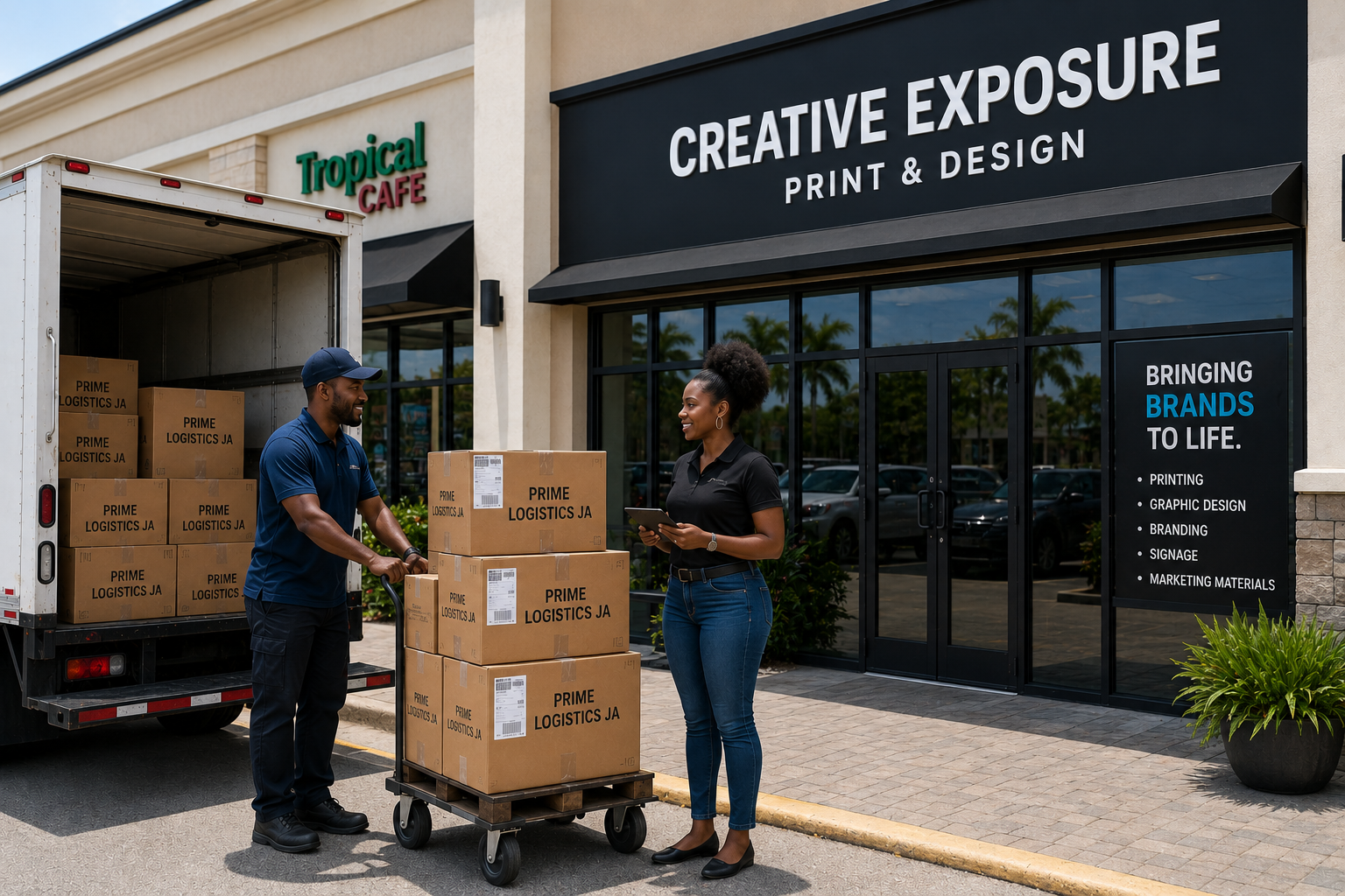Small business logistics Jamaica